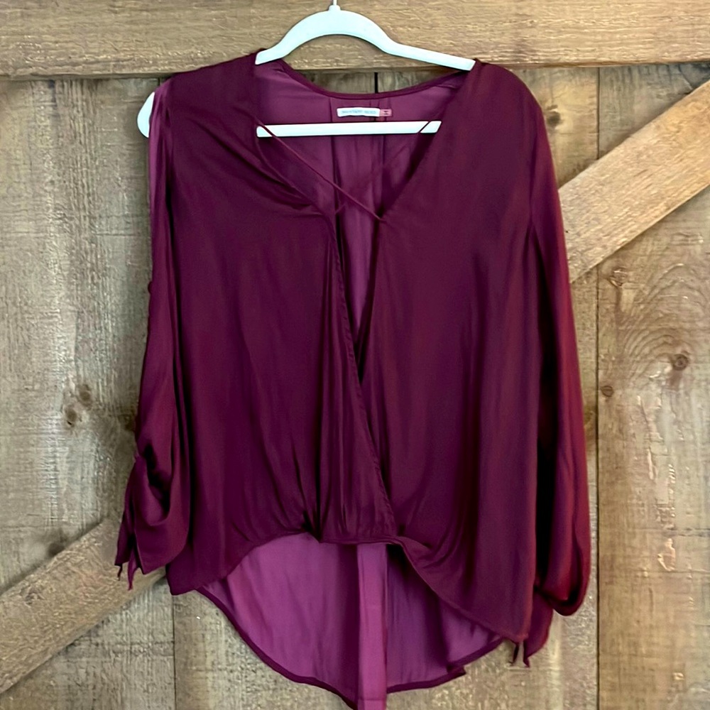 Burgundy Blouse